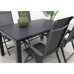 Hartman Milaan/Alma 160 cm. - verstelbare tuinset - 5-delig