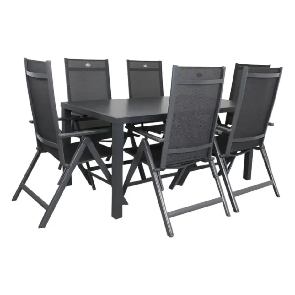 Hartman Napoli/Alma 160 cm. tuinset - 7-delig verstelbaar