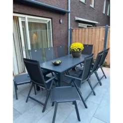 Hartman Napoli/Alma 160 cm. tuinset - 7-delig verstelbaar
