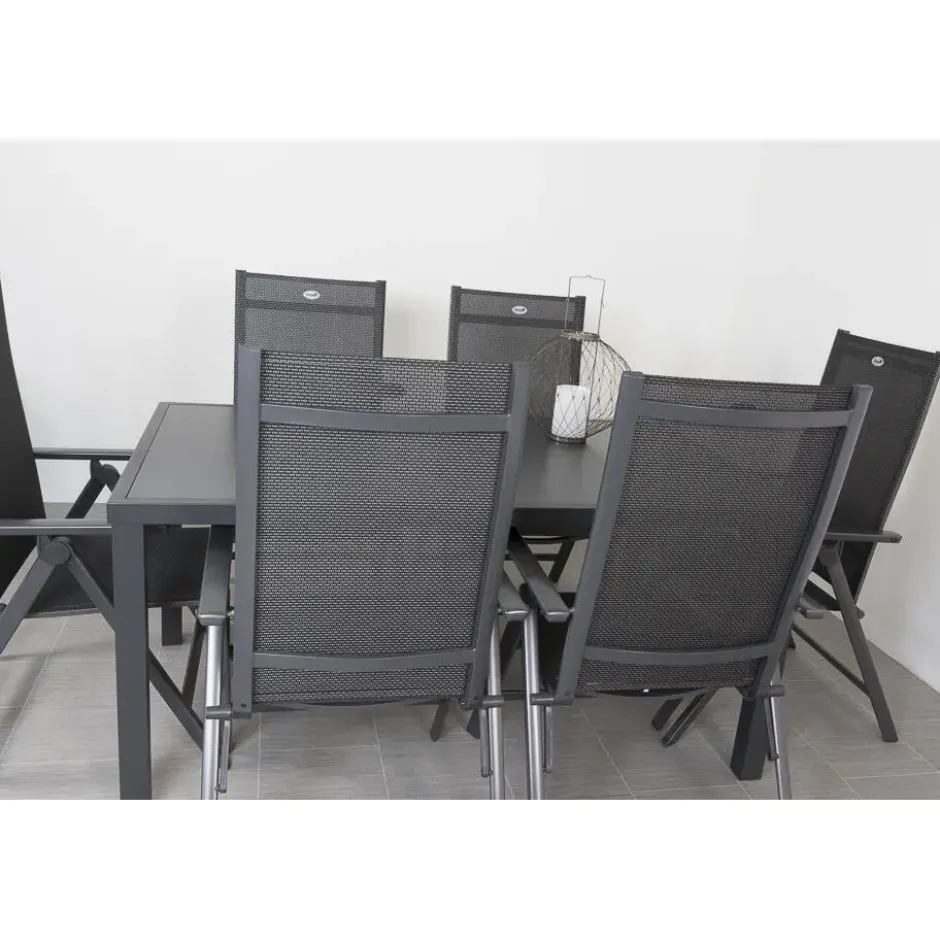 Hartman Napoli/Alma 160 cm. tuinset - 7-delig verstelbaar