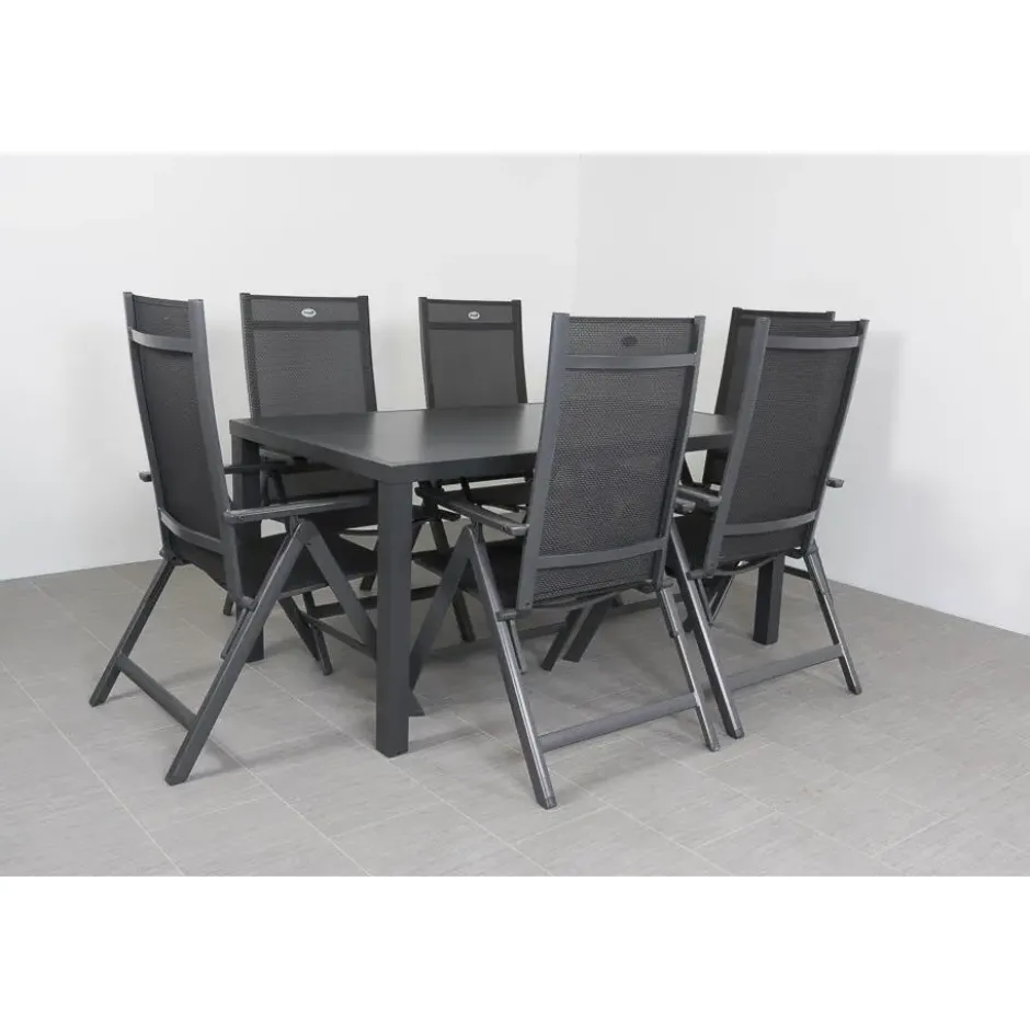 Hartman Napoli/Alma 160 cm. tuinset - 7-delig verstelbaar
