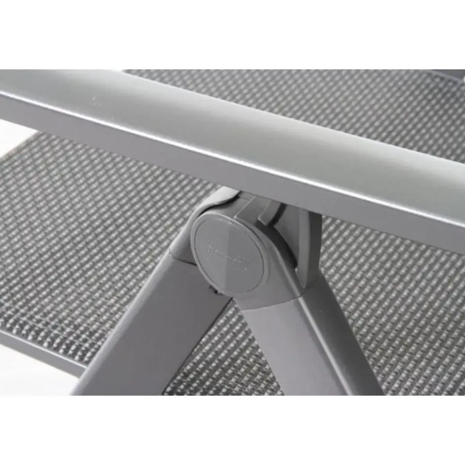 Hartman Napoli/Kings tuinset antraciet - 220x100 cm