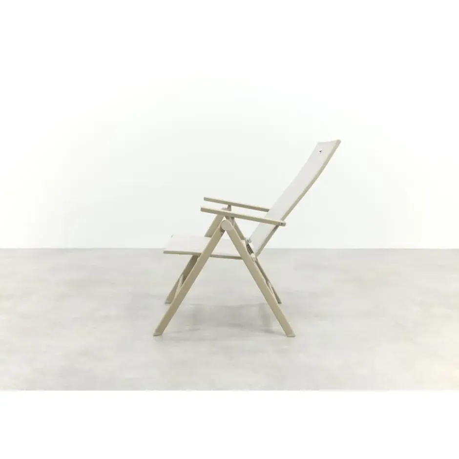 Hartman Napoli/Lena dining tuinset voor 4 personen 160x90 cm. - Latte
