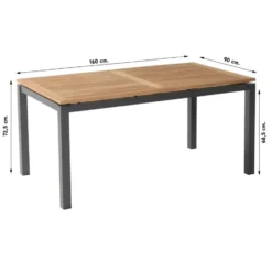 Hartman Sonata tuintafel 160x90 cm. - Teak