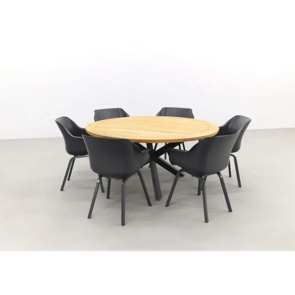 Hartman Sophie Element Xerix/Taste Prado 160 cm. - Ronde tuinset