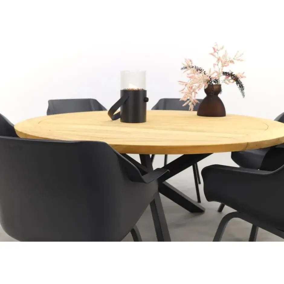 Hartman Sophie Element Xerix/Taste Prado 160 cm. - Ronde tuinset