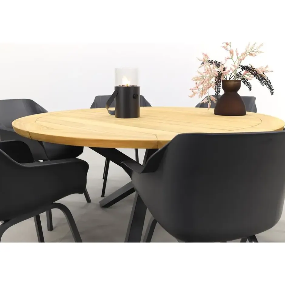 Hartman Sophie Element Xerix/Taste Prado 160 cm. - Ronde tuinset