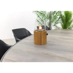 Hartman Sophie/Silva houtlook 240x115 cm. ovale tuinset - 7-delig