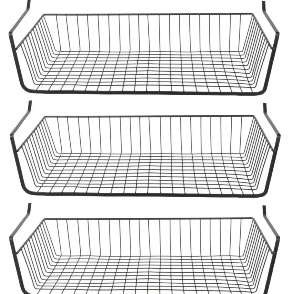 HDF Hangmand voor kast - metaal - 56 x 26 x 14 cm - zwart