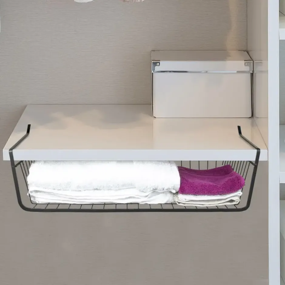 HDF Hangmand voor kast - metaal - 56 x 26 x 14 cm - zwart