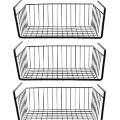 HDF Hangmand voor kast - metaal - 40 x 26 x 14 cm - zwart
