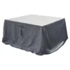 Hesperide Tuinmeubel bescherm hoes Hambo - grijs - 225x125x80 cm