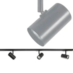 Highlight Railsysteem Trackline - 3 lichts - zwart - 100x16 cm