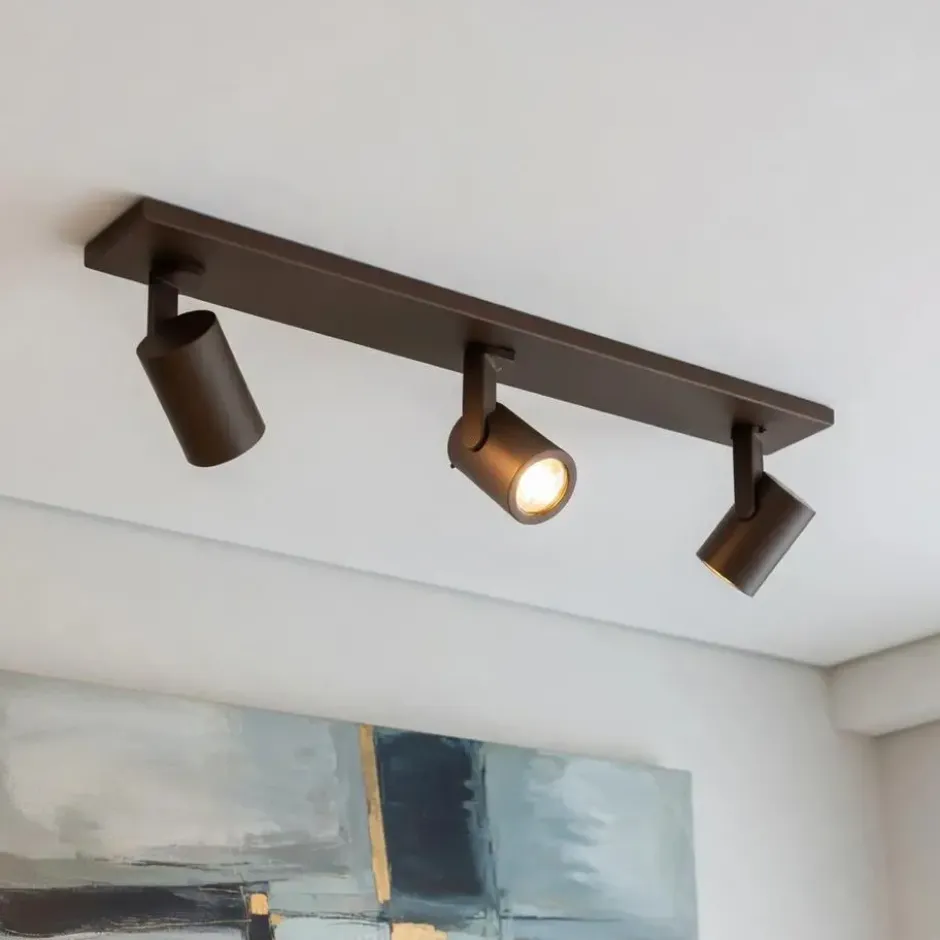 Highlight Spot HALO - 3 lichts - bruin - 65x15 cm