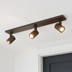 Highlight Spot HALO - 3 lichts - bruin - 65x15 cm