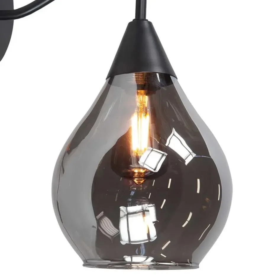 Highlight Wandlamp Cambio - zwart - 22x27 cm