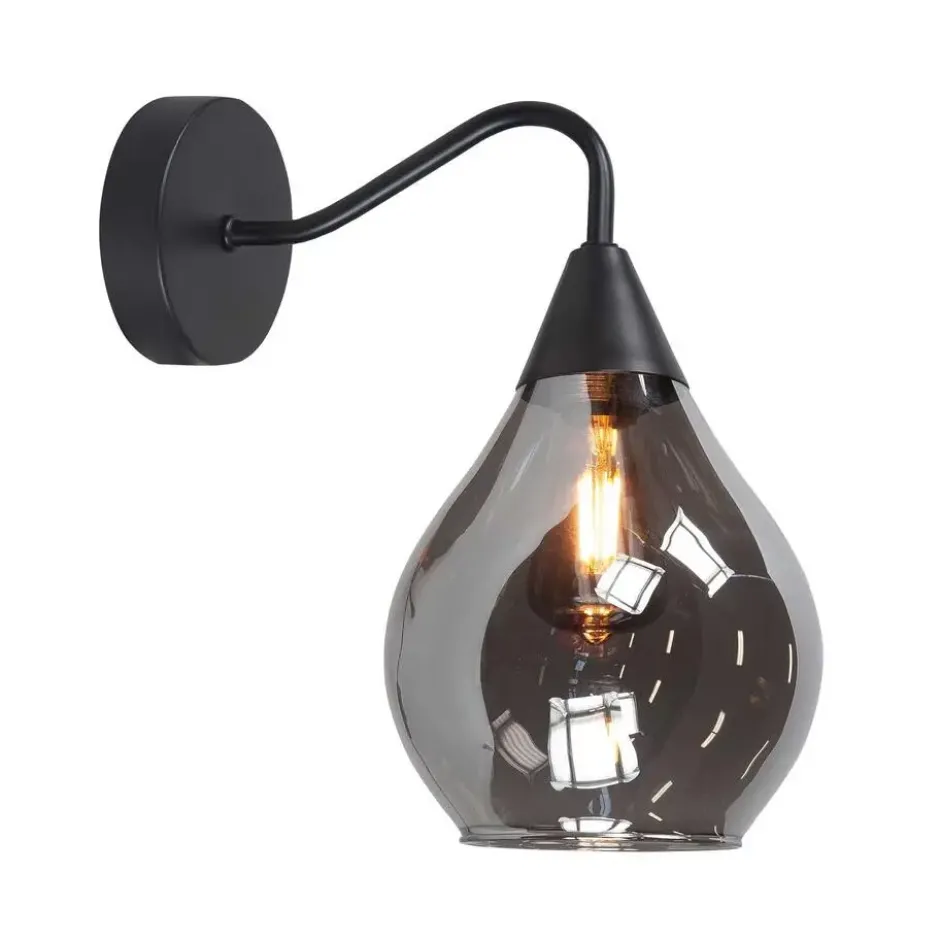 Highlight Wandlamp Cambio - zwart - 22x27 cm