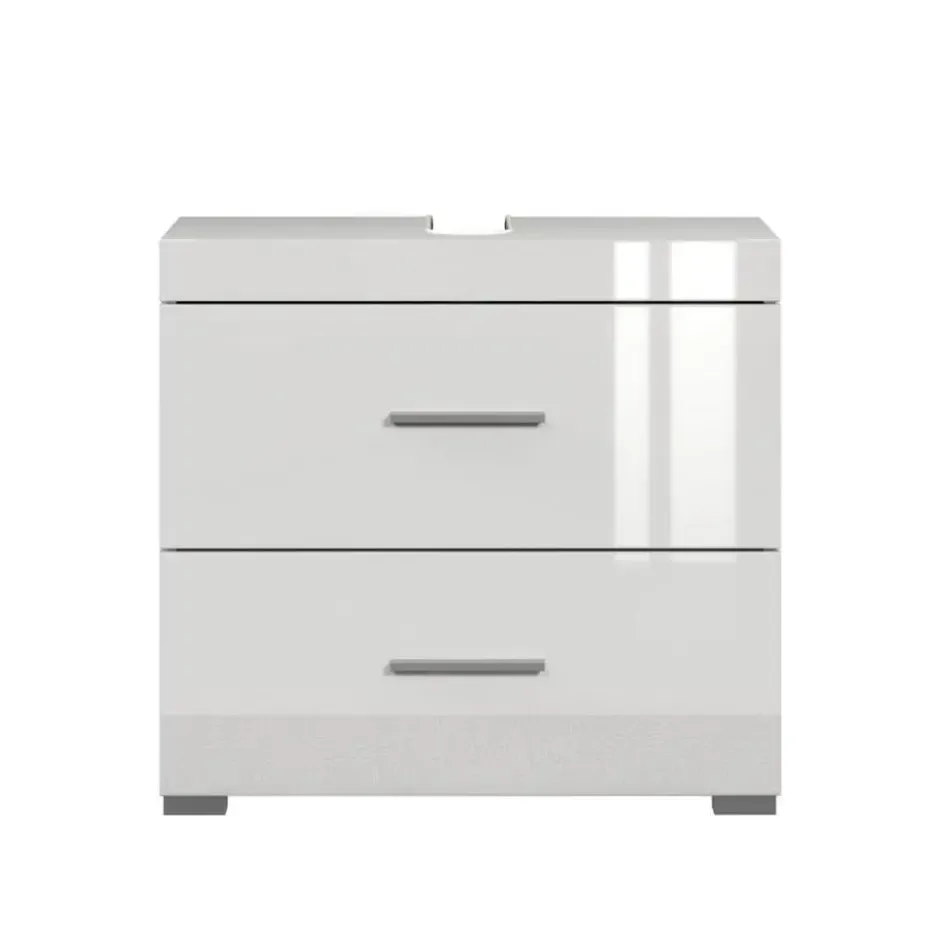 Hioshop AmandaMandoBea wastafel wit hoogglans- wit