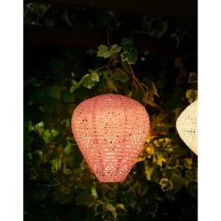 Hioshop Arna lantaarn oplaadbaar roze