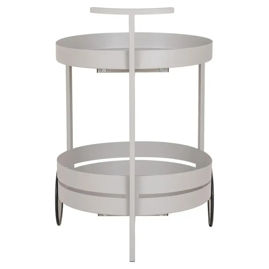 Hioshop Beja barwagen 2 planken grijs