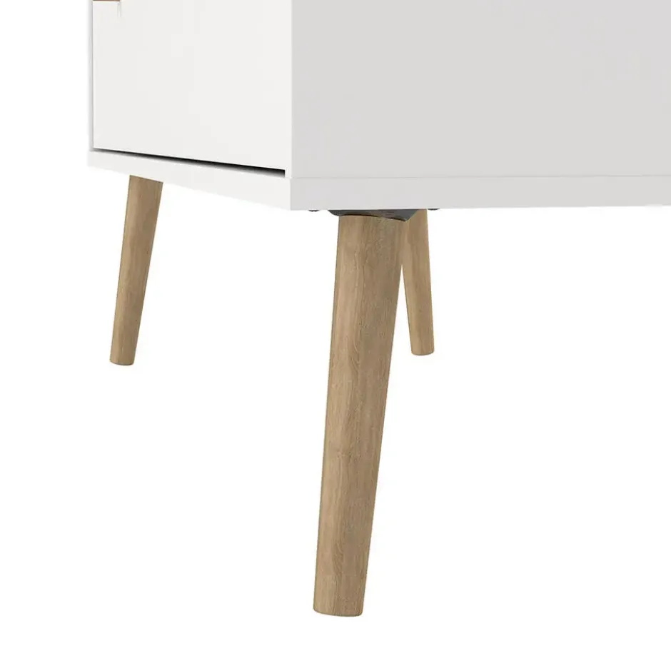 Hioshop Bodo kommode 4 lades wit