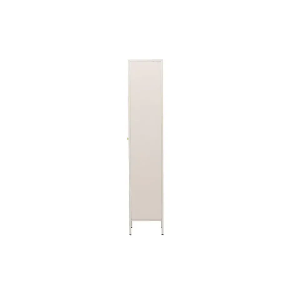 Hioshop Cali vitrinekast 1 deur beige