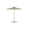 Hioshop Cerox parasol Ø270cm beige