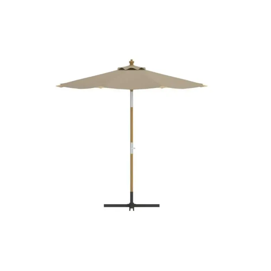 Hioshop Cerox parasol Ø270cm beige