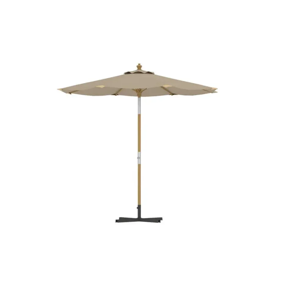 Hioshop Cerox parasol Ø270cm beige