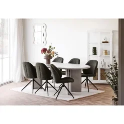 Hioshop Dahlia kunstbloemenboeket hoogte 68cm meerkleurig