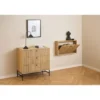 Hioshop Dylan schoenenkast 1 lade natuur