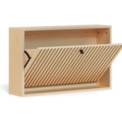 Hioshop Dylan schoenenkast 1 lade natuur