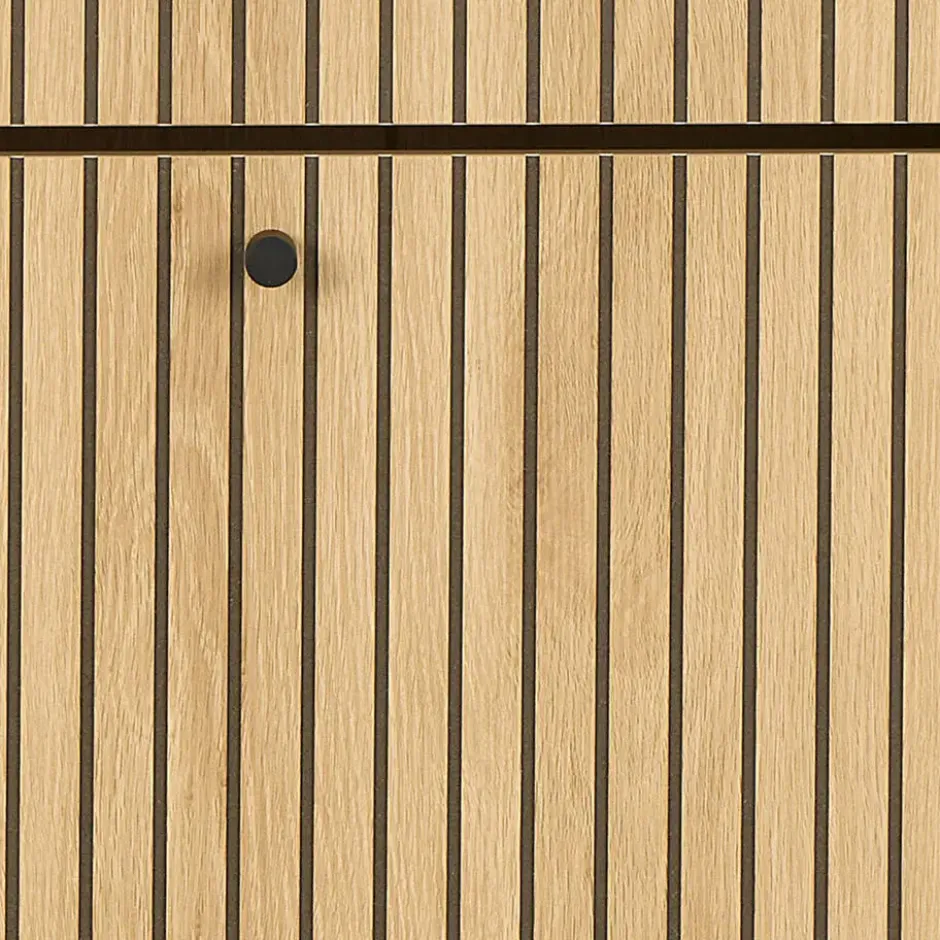 Hioshop Dylan schoenenkast 3 lades natuur