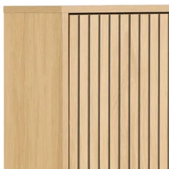 Hioshop Dylan schoenenkast 3 lades natuur