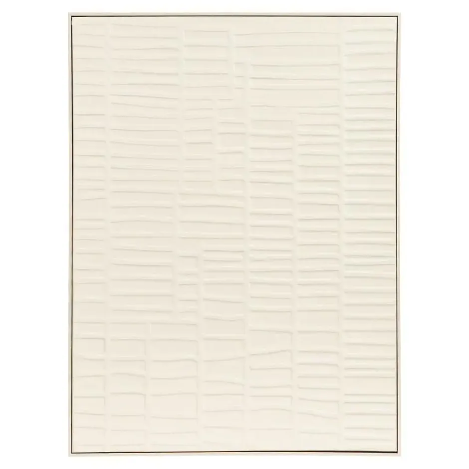 Hioshop Edda relief wanddecoratie beige