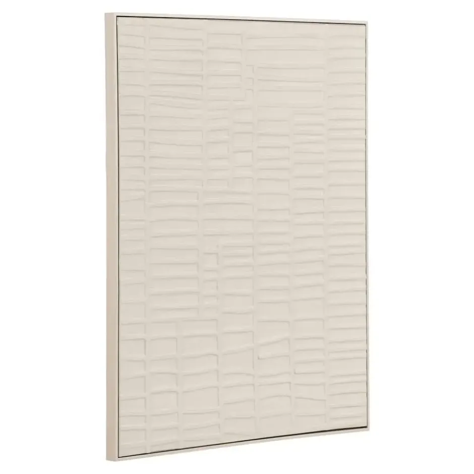 Hioshop Edda relief wanddecoratie beige