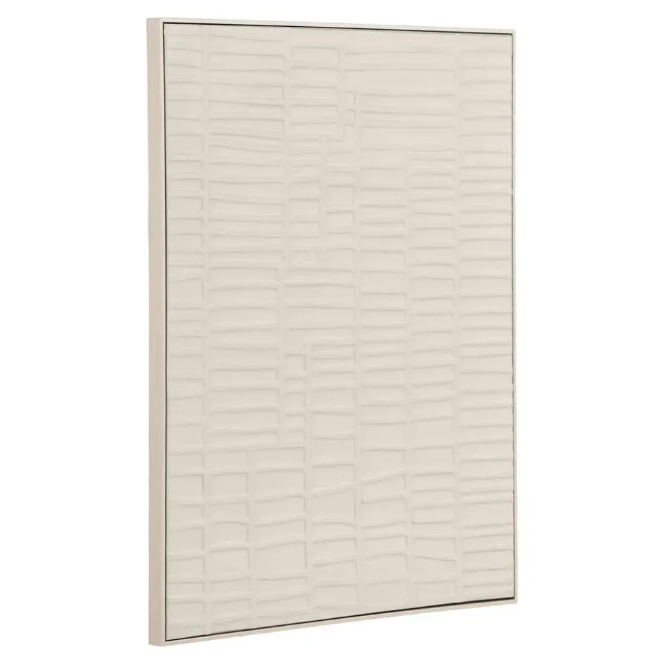 Hioshop Edda relief wanddecoratie beige