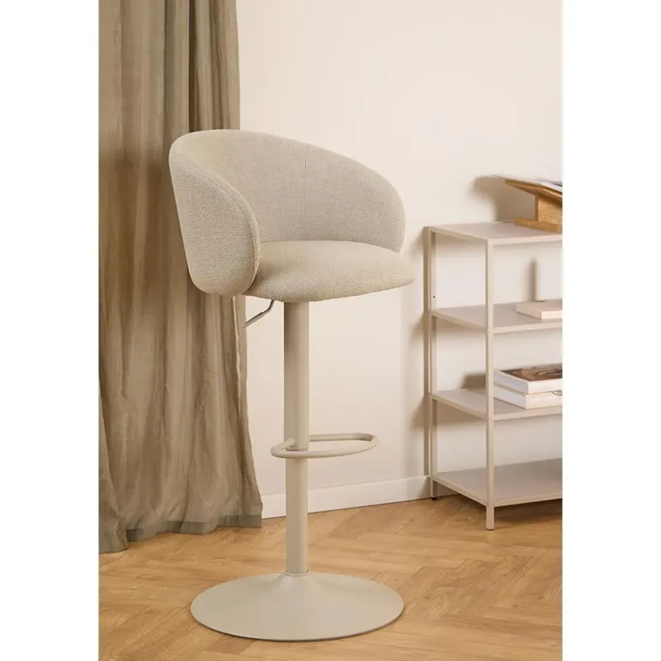 Hioshop Eleanor barstoel beige