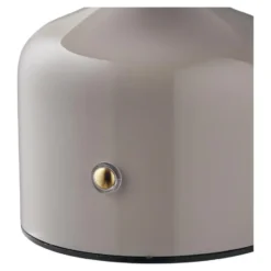 Hioshop Elida bureaulamp oplaadbaar grijs