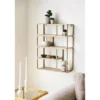 Hioshop Embla wandkast wandbevestigd beige