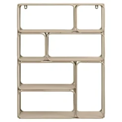 Hioshop Embla wandkast wandbevestigd beige