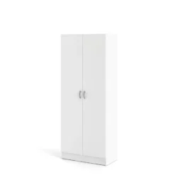 Hioshop Fox kledingkast met 2 deuren- wit