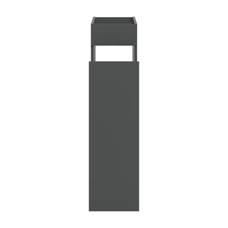 Hioshop Free badkamerkast 1 lade- 3 planken antraciet