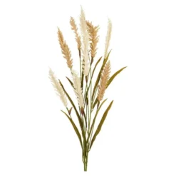Hioshop Gras kunstplant hoogte 130cm beige