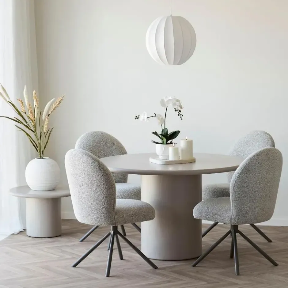 Hioshop Gras kunstplant hoogte 130cm beige