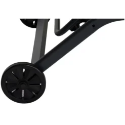 Hioshop Halfdan ligbed 5 posities met wielen zwart