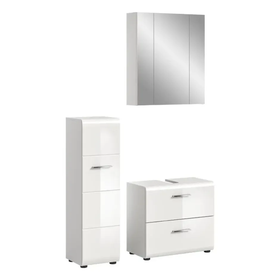 Hioshop Ice badkamer I70 wit hoogglans- wit