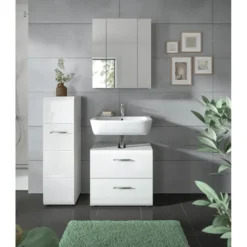Hioshop Ice badkamer I70 wit hoogglans- wit