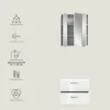 Hioshop Ice badkamer I60 wit hoogglans- wit