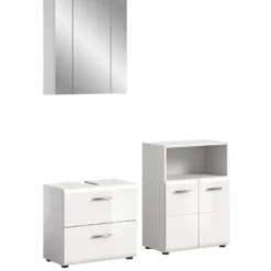 Hioshop Ice badkamer I59 wit hoogglans- wit